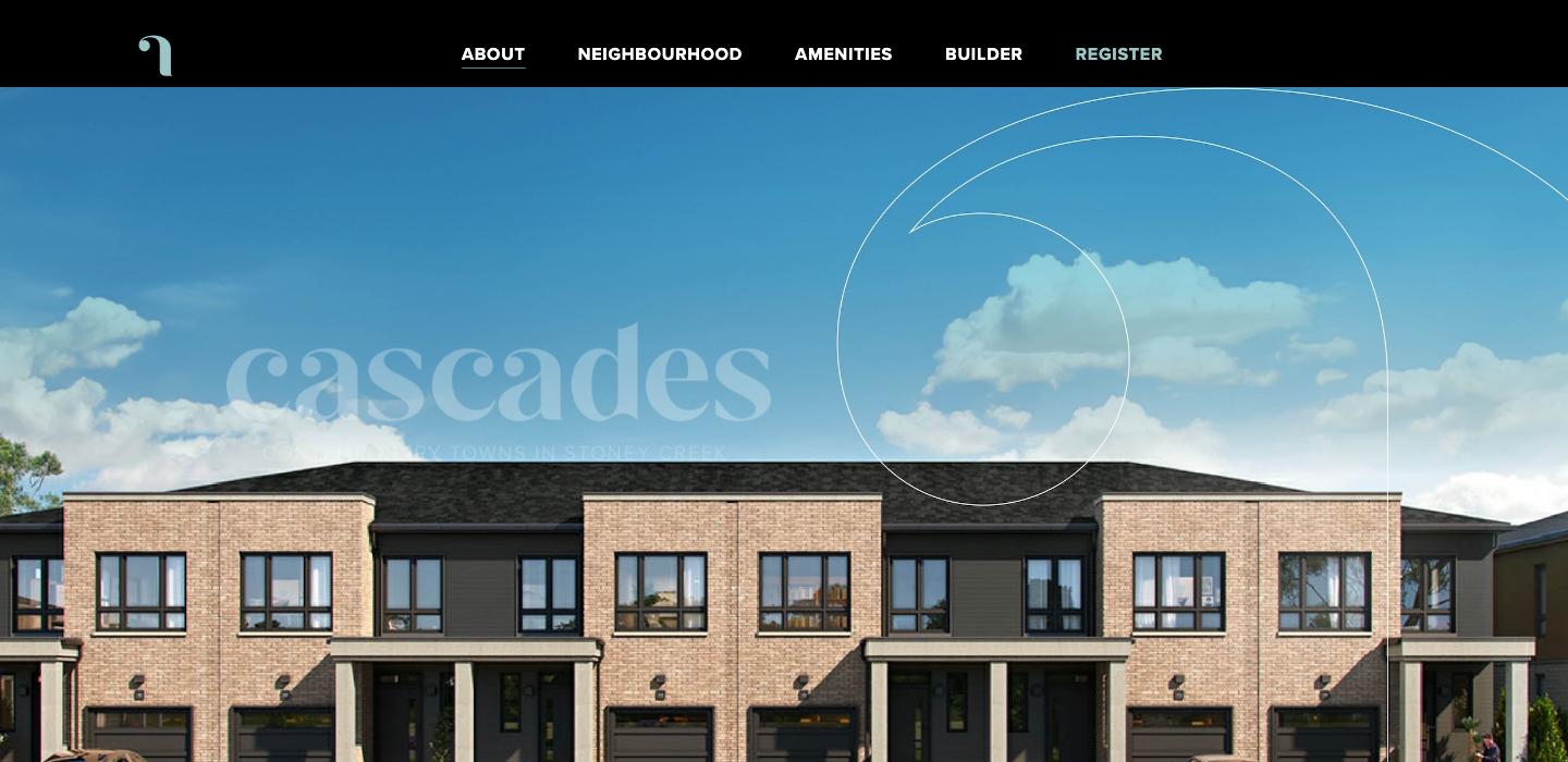 Current preview of the Cascades website